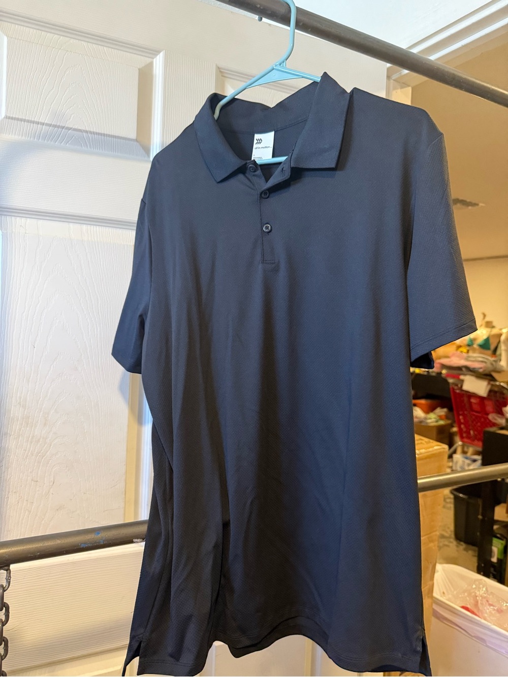 all in motion Navy Short-Sleeve Performance Polo